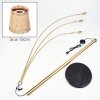 Lindberg Staande lamp Messing, Zwart, 3-lichts