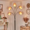 Soungou Staande lamp Zwart, 5-lichts