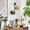 Ripoll Kogellampje, Wandlamp Amber, Duidelijk, Rookkleurig, 3-lichts