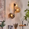 Ripoll Kogellampje, Wandlamp Amber, Duidelijk, Rookkleurig, 3-lichts