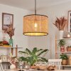 Ramila Hanglamp, Hanglamp Natuurlijke kleuren, Zwart, 1-licht