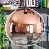 Koyoto Hanglamp, Kogellampje, Cluster hanglamp 30 cm Duidelijk, Koperkleurig, 3-lichts