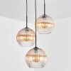 Koyoto Hanglamp, Kogellampje, Cluster hanglamp 30 cm Amber, Duidelijk, 3-lichts
