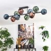 Ripoll Plafondlamp, Kogellampje Blauw, Groen, Koperkleurig, 10-lichts