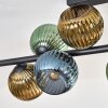 Koyoto Plafondlamp, Kogellampje Blauw, Goud, Groen, 10-lichts