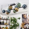 Koyoto Plafondlamp, Kogellampje Blauw, Goud, Groen, 10-lichts