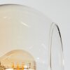 Koyoto Plafondlamp, Kogellampje Amber, Duidelijk, 4-lichts