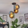 Koyoto Plafondlamp, Kogellampje Blauw, Goud, Groen, 4-lichts