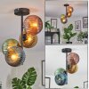 Koyoto Plafondlamp, Kogellampje Blauw, Goud, Groen, Koperkleurig, 4-lichts