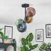 Koyoto Plafondlamp, Kogellampje Blauw, Goud, Groen, Koperkleurig, 4-lichts