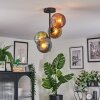Koyoto Plafondlamp, Kogellampje Blauw, Goud, Groen, Koperkleurig, 4-lichts
