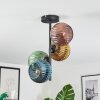 Koyoto Plafondlamp, Kogellampje Blauw, Goud, Groen, Koperkleurig, 4-lichts