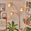 Soungou Staande lamp Messing, Zwart, 3-lichts