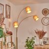 Soungou Staande lamp Messing, Zwart, Wit, 3-lichts