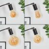 Codecro Staande lamp Chroom, Zwart, Wit, 5-lichts