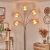 Soungou Staande lamp Nikkel mat, Zwart, Wit, 5-lichts Soungou Staande lamp Nikkel mat, Zwart, Wit, 5-lichts