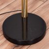 Soungou Staande lamp Messing, Zwart, 5-lichts