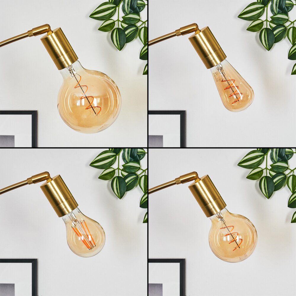 Codecro Staande lamp Messing, Zwart, Wit, 5-lichts
