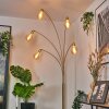 Codecro Staande lamp Messing, Zwart, Wit, 5-lichts