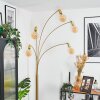 Codecro Staande lamp Messing, Zwart, Wit, 5-lichts