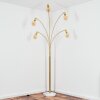 Codecro Staande lamp Messing, Zwart, Wit, 5-lichts