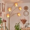 Soungou Staande lamp Messing, Zwart, Wit, 5-lichts