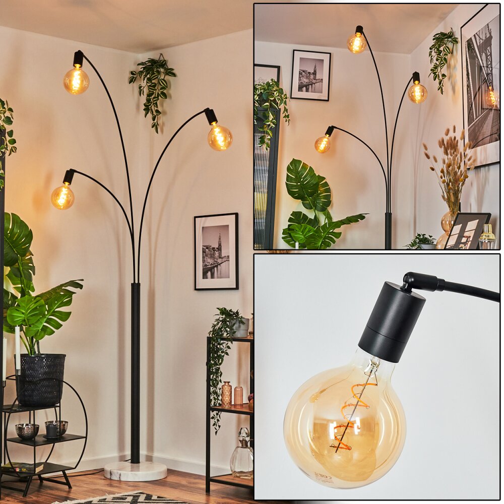 Codecreo Staande lamp Zwart, Wit, 3-lichts main product photo