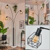 Yaak Staande lamp Zwart, Wit, 3-lichts