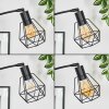 Yaak Staande lamp Zwart, Wit, 3-lichts