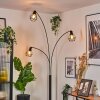 Yaak Staande lamp Zwart, Wit, 3-lichts