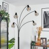 Yaak Staande lamp Zwart, Wit, 5-lichts