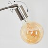 Codecreo Staande lamp Nikkel mat, Zwart, Wit, 5-lichts