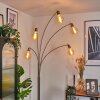 Codecreo Staande lamp Nikkel mat, Zwart, Wit, 5-lichts
