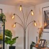 Codecreo Staande lamp Nikkel mat, Zwart, Wit, 5-lichts