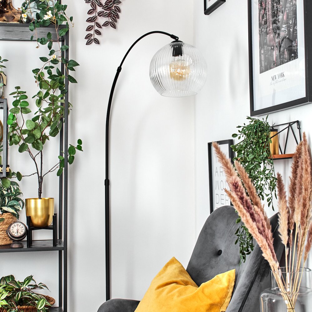 Ripoll Staande lamp Zwart, 1-licht