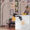 Ripoll Staande lamp, Booglampen Zwart, 1-licht