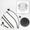 Ripoll Staande lamp Zwart, 1-licht