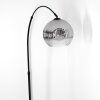 Ripoll Staande lamp, Booglampen Zwart, 1-licht