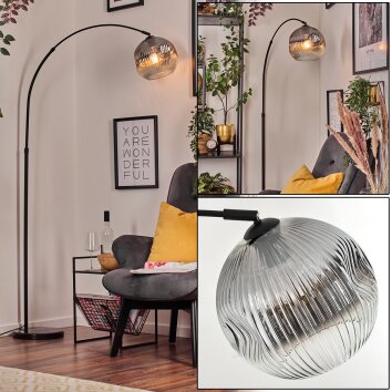 Ripoll Staande lamp Zwart, 1-licht