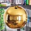 Koyoto Hanglamp, Kogellampje, Cluster hanglamp Goud, 3-lichts