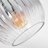 Koyoto Plafondlamp, Kogellampje Duidelijk, Rookkleurig, 5-lichts