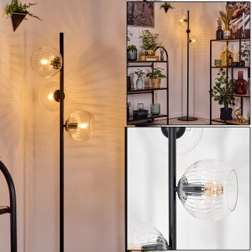 Koyoto Staande lamp 31 cm Duidelijk, 3-lichts