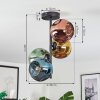 Ripoll Plafondlamp, Kogellampje Blauw, Goud, Groen, Koperkleurig, 4-lichts