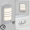 Heran Wandlamp voor buiten, Wandlamp LED Wit, 1-licht, Bewegingsmelder