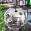 Ripoll Hanglamp, Kogellampje, Cluster hanglamp Chroom, Duidelijk, Rookkleurig, 3-lichts