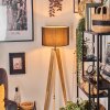 Soungou Staande lamp Natuurlijke kleuren, Zwart, 1-licht