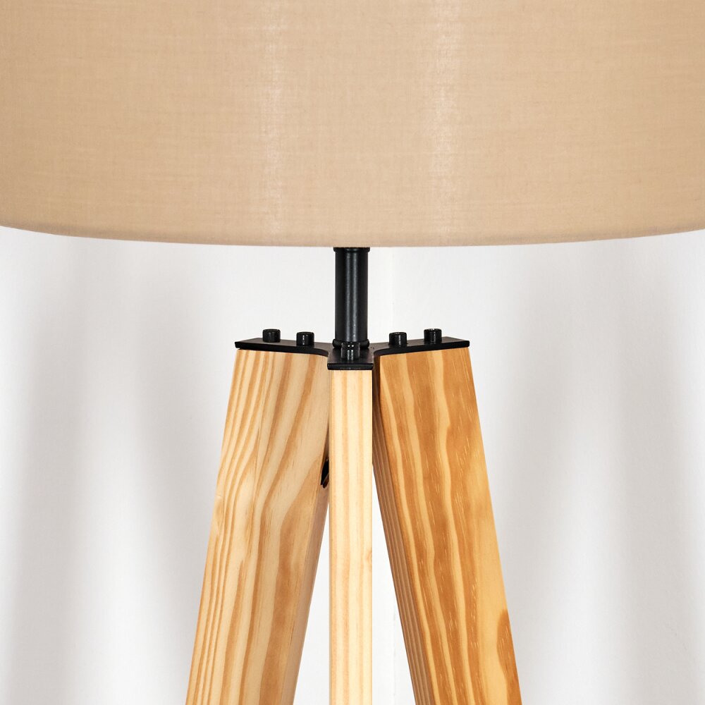 Soungou Staande lamp Natuurlijke kleuren, Zwart, 1-licht