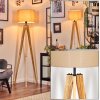 Soungou Staande lamp Natuurlijke kleuren, Zwart, 1-licht