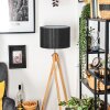 Soungou Staande lamp Chroom, Natuurlijke kleuren, 1-licht