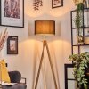 Soungou Staande lamp Chroom, Natuurlijke kleuren, 1-licht